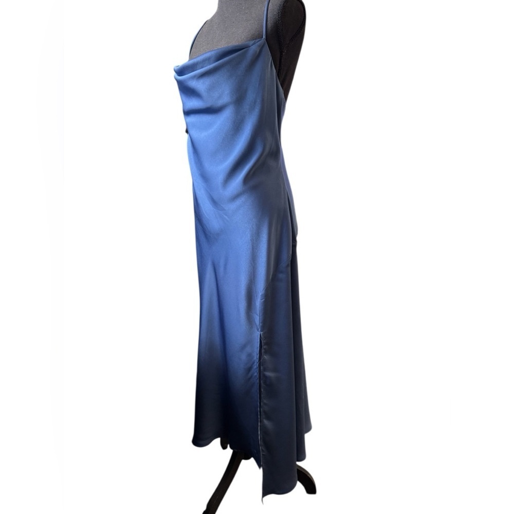ASTR the Label Cowl Neck Satin Midi Slip-dress, Size M - Picture 9 of 13